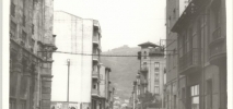 Calle Saturnino Menéndez, El Entrego, 1969.